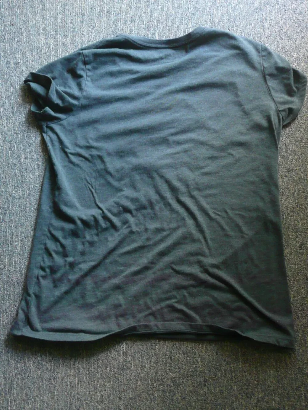 Old Navy Girls Embroidered Yellow Peace Sign on a Gray Graphic Tshirt size XL